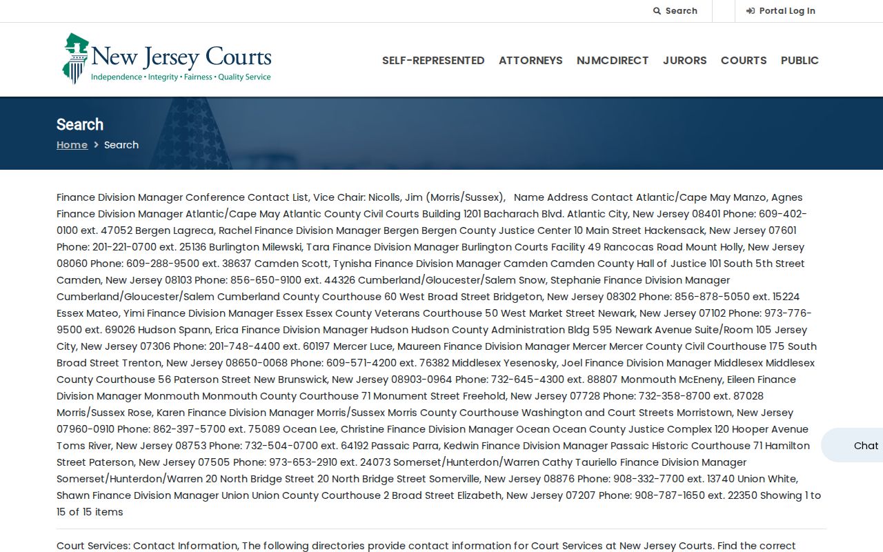 Medford residents directory New Jersey court search routes